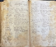 King George VI and Queen Elizabeth signed 1891 1971 Visitors Book.