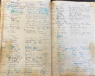 King George VI and Queen Elizabeth signed 1891 1971 Visitors Book.
