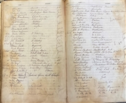 King George VI and Queen Elizabeth signed 1891 1971 Visitors Book.