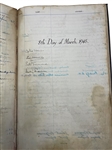 King George VI and Queen Elizabeth signed 1891 1971 Visitors Book.