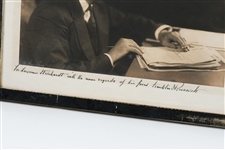 Franklin D. Roosevelt Oversized Signed Photo