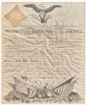 James Madison and James Monroe Partially Printed Military Comission