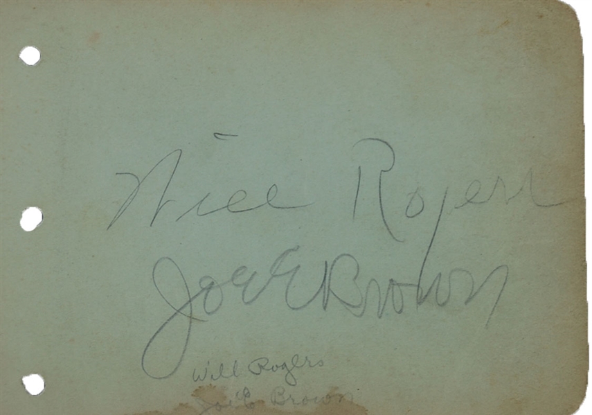 Will Rogers and Joe E. Brown