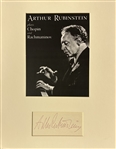 Arthur Rubinstein Autograph