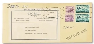 Albert B. Sabine Sends letter Explaing the way he lives his Life!