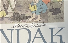 Maurice Sendak Signed Promotional Poster