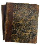 Very Rare 2 Signed volumes from Franklin Delano Roosevelt's personal library. The Pilot A Tale of the Sea by James Fenimore Copper was printed for Brothers Schumann 1829.  