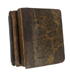 Very Rare 2 Signed volumes from Franklin Delano Roosevelt's personal library. The Pilot A Tale of the Sea by James Fenimore Copper was printed for Brothers Schumann 1829.  