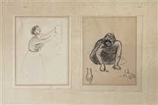 Original Drawings by Camille Pissarro from the Anson Goodyear Collection Ca. 1870s -80s