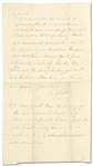 Robert Fulton Original Drawing and Letter 