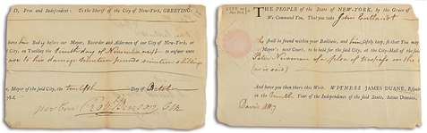 Marinus Willett Arrest Order