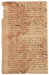 Extremely Rare Ethan Allen Document Signed 7 Times,  Dated May 1773 