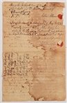 Extremely Rare Ethan Allen Document Signed 7 Times,  Dated May 1773 