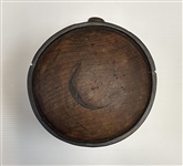 18th Century British Infantry Wood Canteen Flask W/Original Cork Stopper