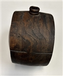 18th Century British Infantry Wood Canteen Flask W/Original Cork Stopper