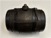 Revolutionary War Era Antique Wood Iron Barrel Rum Powder Keg Canteen 