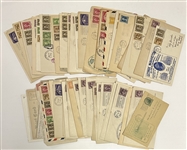 George Washington Bicentennial Collection 1st Day Issues, Postcards, Porcelain Dish, Pins, Medal.