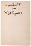 F. Scott Fitzgerald Signed This Side of Paradise