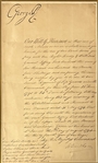 Beautiful King George III Autograph On Pay Document for Lord Jeffrey Amherst