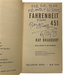 Ray Bradbury Fahrenheit 451 Signed 