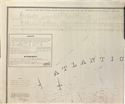 Rare Mammoth 1836 map of Provincetown and Outer Cape Cod