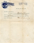 “Buffalo Bill” sends a letter of recommendation for a Wild West employee, “Martin Flynn…has performed all duties required of him to our entire satisfaction.”