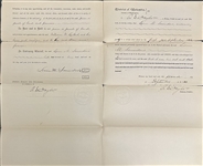 Frederick Douglass Signed Official 1884 Deed
