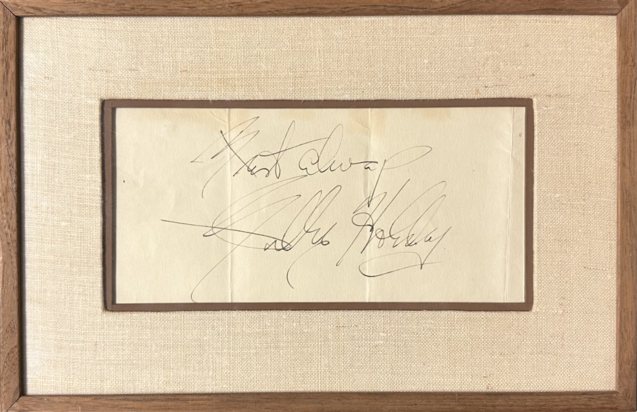 Billie Holiday Autograph