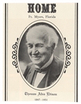 Thomas Edison Signed Check