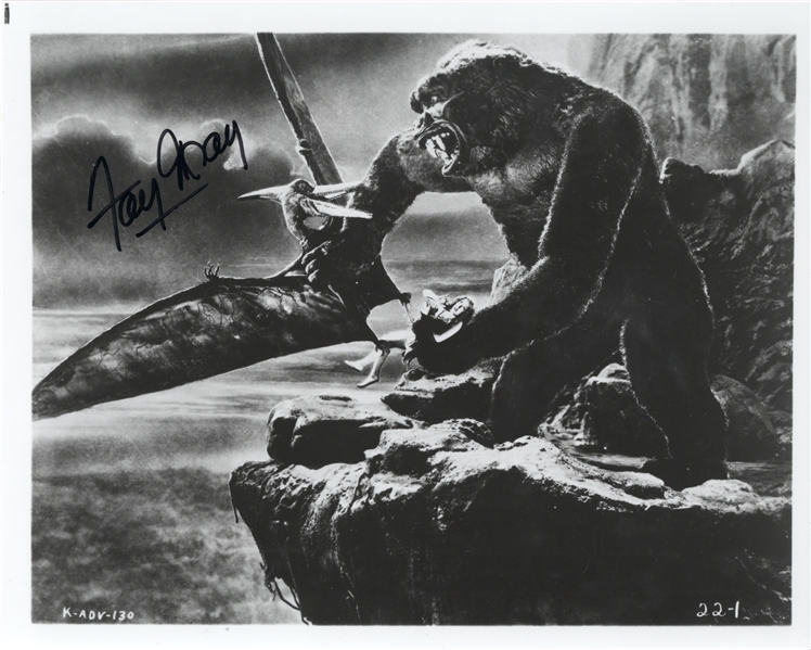 Fay Wray Signed "King Kong Photo