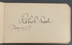 Autograph Album with  James Garfield as President, Chester A. Aurthur as VP,  William T. Sherman, Burnside,Johnston,Alexander H. Stephens, P.T. Barnum and many more!