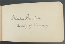 Autograph Album with  James Garfield as President, Chester A. Aurthur as VP,  William T. Sherman, Burnside,Johnston,Alexander H. Stephens, P.T. Barnum and many more!