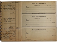 Jimmy Carter Business Checkbook from his early years 1956-57
