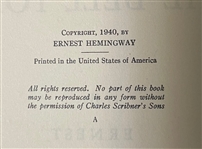 For Whom the Bell Tolls -First Edition 