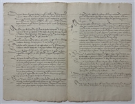 Charles IX of France – Signed Royal Document Register, 1567