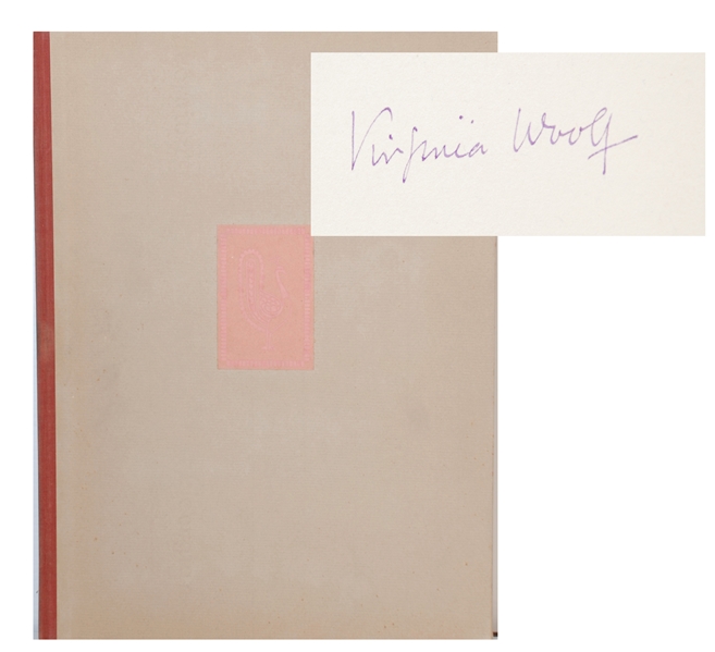 1930 Signed Virginia Woolf Beau Brummell - Repair Slipcase