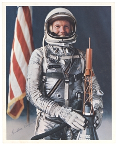 NASA Astronaut Signed Photo Collection (5), including Lovell and Carpenter autographs
