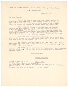 Alfred Munnings- Talks about Picasso  and Klee
