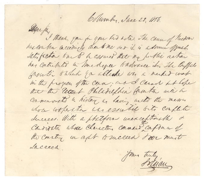 Salmon P. Chase ALS
