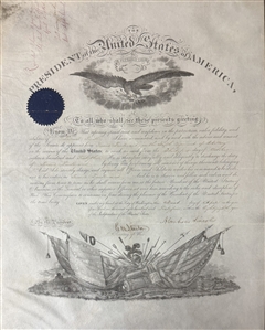 Abraham Lincoln Document Signed as President, Appointment