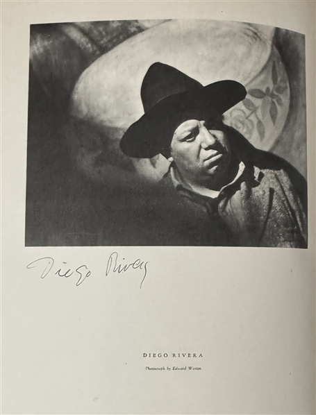 Diego Rivera Signed Book The Frescoes of Diego Rivera (1929)