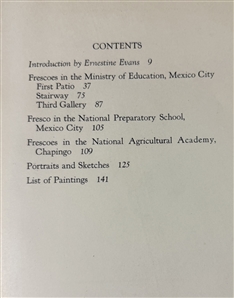 Diego Rivera Signed Book The Frescoes of Diego Rivera (1929)