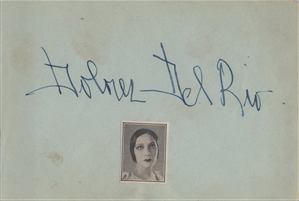 Early Hollywood Autograph Collection Featuring Dolores del Río, Marlene Dietrich, Ann Sheridan, and Bill Hart