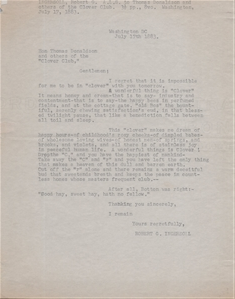 ROBERT G. INGERSOLL — THREE SIGNED LETTERS AND QUOTATION LOT
