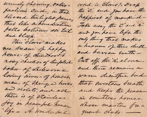 ROBERT G. INGERSOLL — THREE SIGNED LETTERS AND QUOTATION LOT