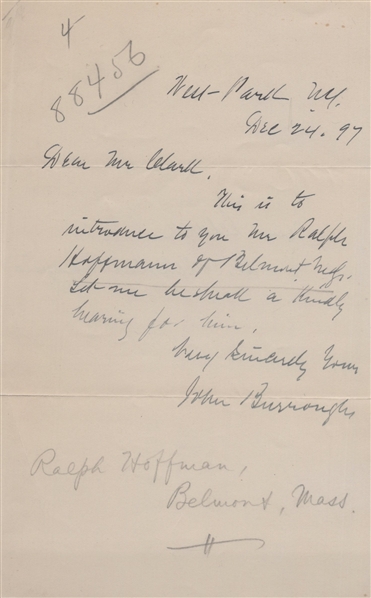 Collection of 19th–20th Century American Literary Figures..Including William Cullen Bryant, John Burroughs, Edward Everett Hale, Elbert Hubbard, Henry Miller, and William Lyon Phelps