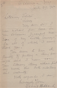 Collection of 19th–20th Century American Literary Figures..Including William Cullen Bryant, John Burroughs, Edward Everett Hale, Elbert Hubbard, Henry Miller, and William Lyon Phelps