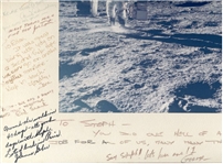 Apollo 12 Large NASA Photo Signed by Conrad, Gordon, Bean and Supporting Team, with Zarelli L.O.A.