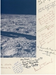 Apollo 12 Large NASA Photo Signed by Conrad, Gordon, Bean and Supporting Team, with Zarelli L.O.A.