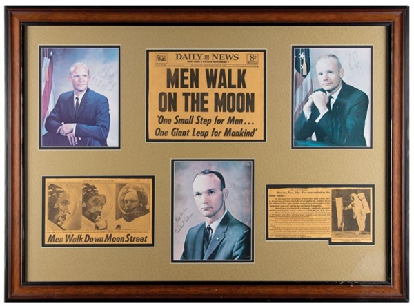 Apollo 11 Crew Signed Photos